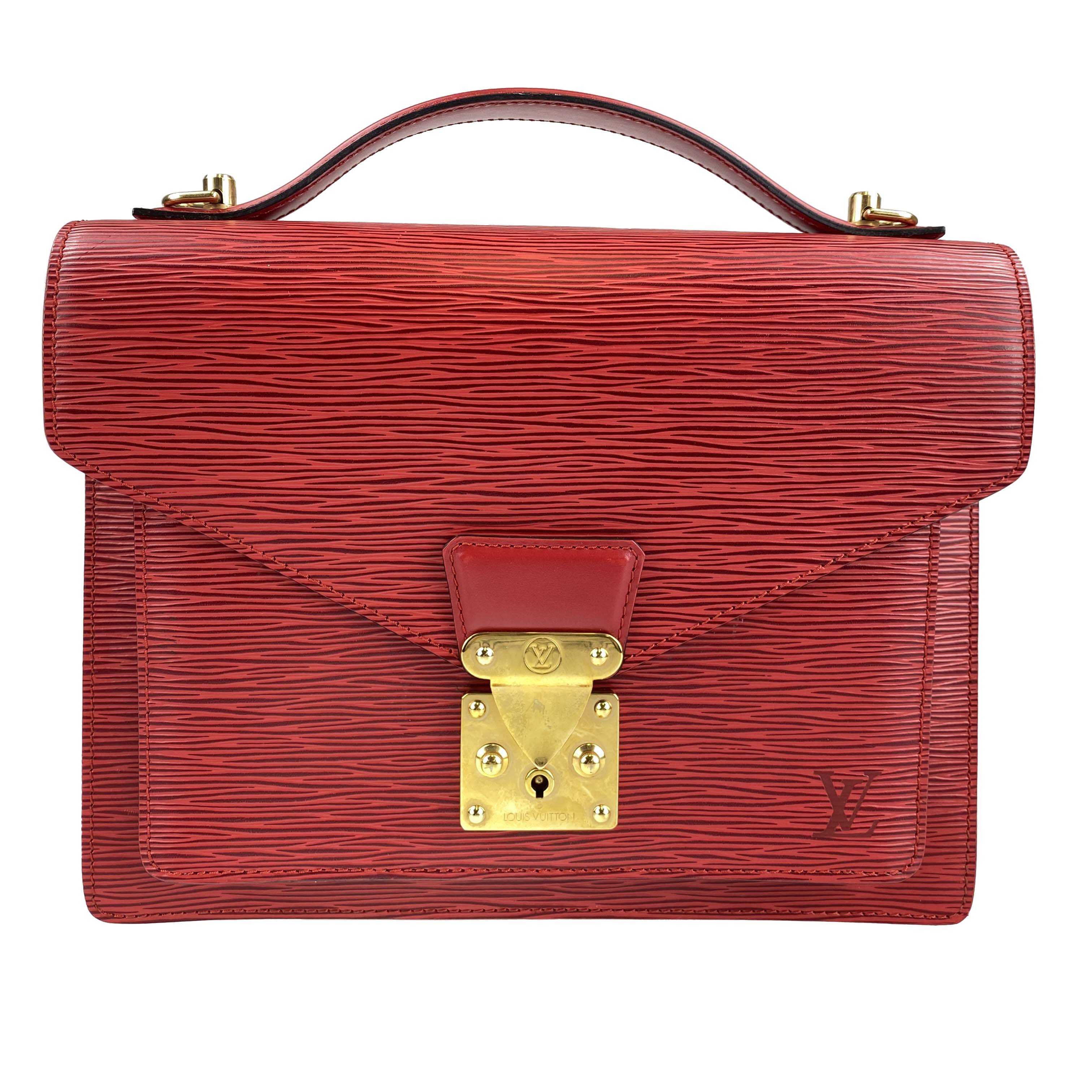 Louis Vuitton Tote Bag Red Lining On