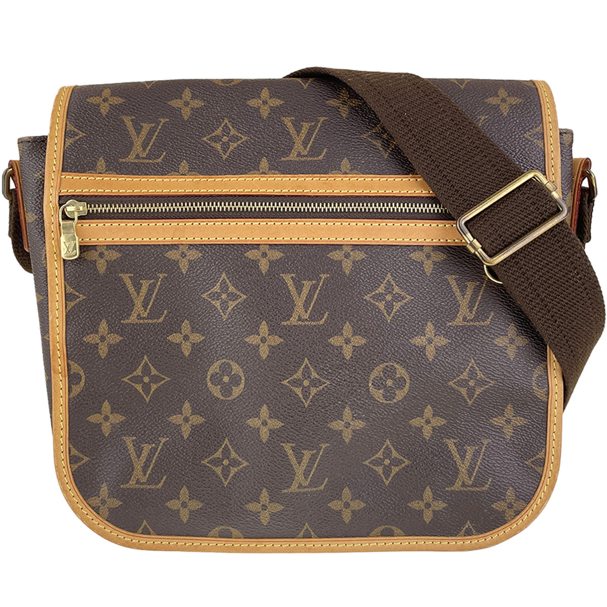 Louis Vuitton Monogram Messenger Bosphore PM Leather Brown