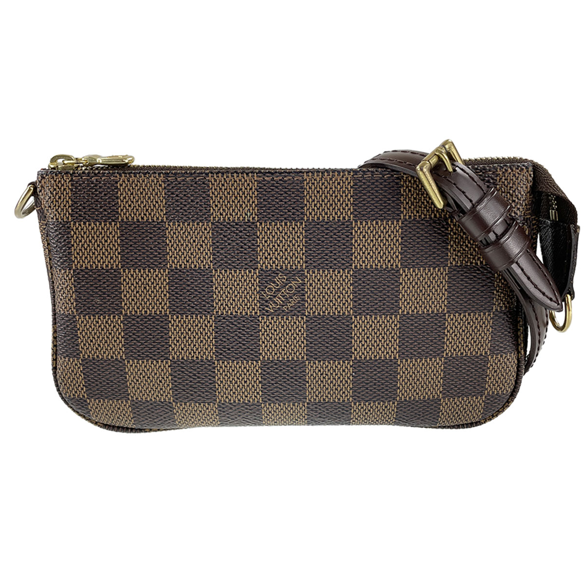 Louis Vuitton Damier Mini Pochette Accessoires Leather