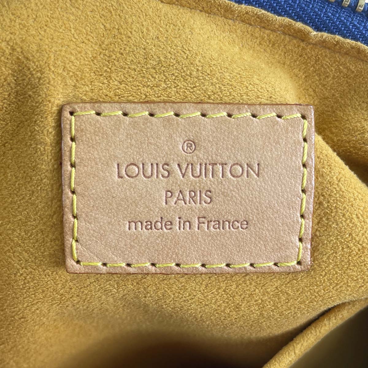Louis Vuitton Shoulder Strap Monogram Jacquard Denim Blue J75051 Free  Shipping