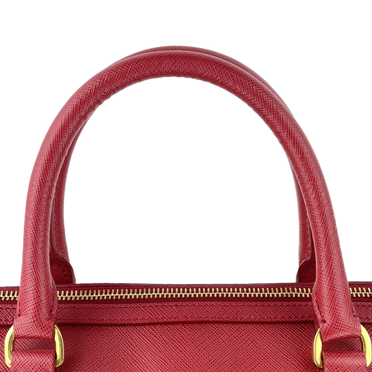 PRADA SAFFIANO LUX 2WAY バッグ PRADA Saffiano Lux Leather Fabric Red 2way Handbag 3051 | eBay