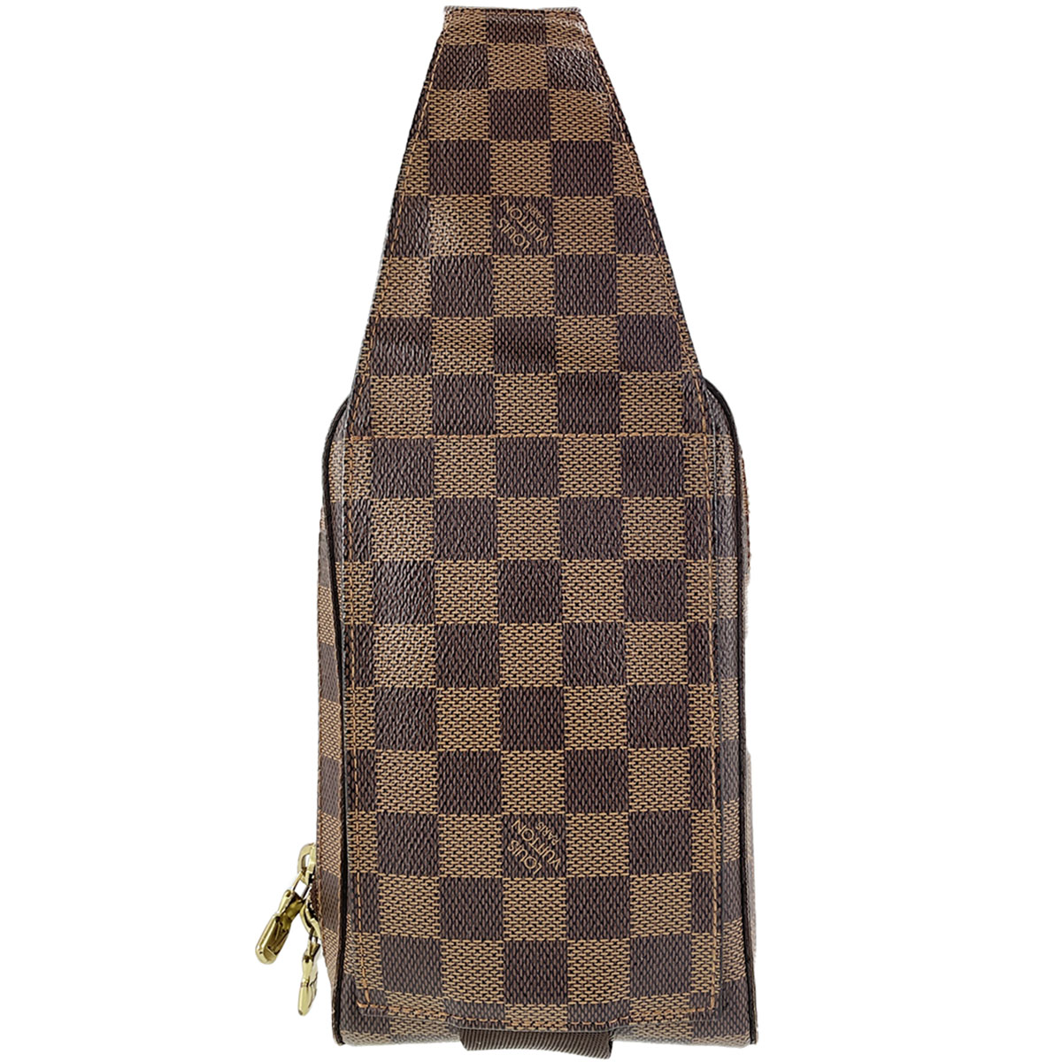 Louis Vuitton Damier Geronimos Leather Fabric Brown Cross body bag