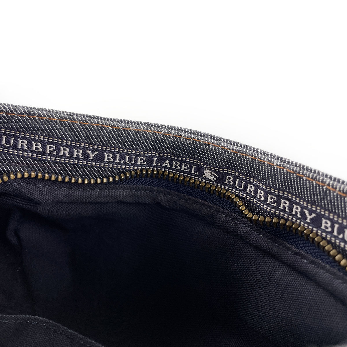 Burberry Blue Label Denim Fabric Cotton Navy Handbag 2190 | eBay